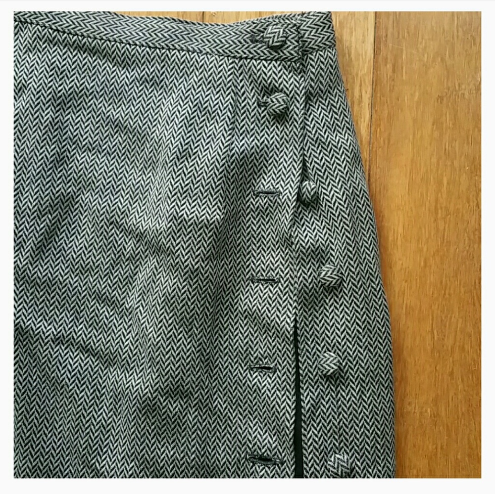 Lane Bryant herringbone skirt